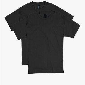 Nwt Hanes Beefy Tees Black Men's T-Shirt Pack